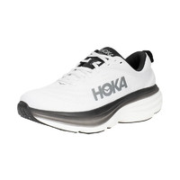 HOKA ONE ONE 男女款 Bondi 8邦代8轻便缓震慢跑鞋 男宽版WBLC-白色/黑色 8