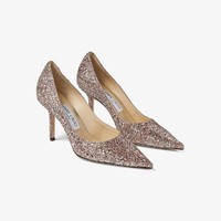 JIMMY CHOO 24春夏新品女士经典LOVE系列尖头婚鞋单鞋 JMCW4A15CBF21