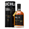 布赫拉迪（Bruichladdich）苏格兰洋酒单一麦芽威士忌 风云系列1984决胜32年700ml