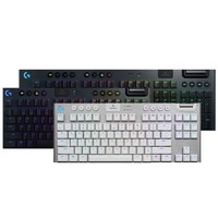 logitech 罗技 G913 TKL无线机械键盘电竞游戏背光红青茶轴104/87键电脑