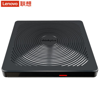 Lenovo 联想 8倍速 USB2.0 外置光驱 DVD刻录机 移动光驱 黑色 TX708（USB+Type-C双接口） 全国联保