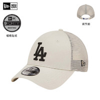 NEW ERA 纽亦华 棒球帽鸭舌帽男女 TRUCKER MLB洋基队 60358143奶油色LA