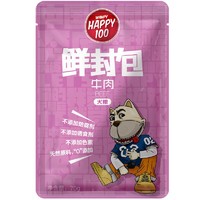 0添加好营养：Wanpy 顽皮 犬用鲜封包 牛肉 70g*12袋