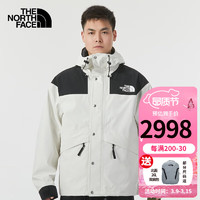 The North Face北面1986外套男复刻ICON款春季户外登山服透气防水防风冲锋衣 5J5NQLI/米白色/拍小一码 M