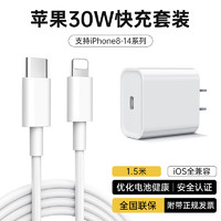 WITGOER 智国者 充电器适用于苹果30W充电头数据线PD20W快充套装iPhone14promax13/12手机11平板xr插头1.5米type-c