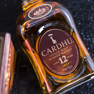 黑石卡杜12年单一麦芽苏格兰威士忌 家豪12年 Cardhu 洋酒