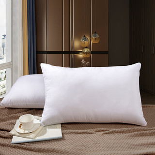 富安娜枕头纤维枕酒店枕美梦安睡对枕 白色