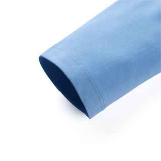 斯凯奇春季男子吸湿速干长袖T恤凉感休闲运动卫衣P224M086 诱惑蓝/00MU XL