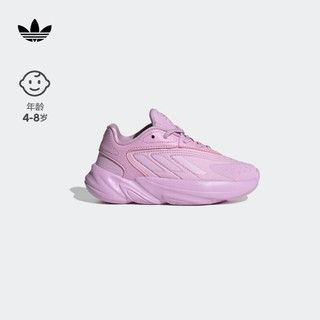 adidas OZELIA EL复古经典老爹鞋女小童阿迪达斯三叶草IE2802 祈福淡紫 32.5码