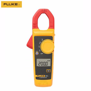 福禄克（FLUKE）数字钳形表高精度单交流400A密集排线直径缆线电压电阻测量 F302+