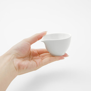 NITORI宜得利家居 奶盅奶壶奶缸咖啡拉花杯咖啡配件小奶罐 纯白系列 白色