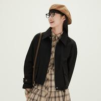 Semir 森马 女生简约翻领夹克  10A1122108069