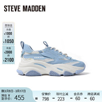 史蒂夫·马登 STEVE MADDEN/思美登时尚休闲厚底老爹鞋女 POSSESSION-E POSSESSION-E蓝白色 36