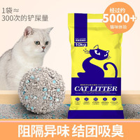 狮子医生 膨润土猫砂  20斤猫沙大包 膨润土结团低尘 猫砂10kg用品