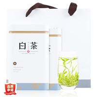 禾澹 安吉珍稀白茶绿茶一级清香型安吉工艺高山茶叶罐装 推荐优质一级100g*2罐