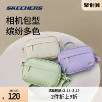 SKECHERS 斯凯奇 通用女包2024春新款多功能相机包多口袋休闲运动包