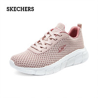 SKECHERS 斯凯奇 女鞋绑带休闲运动鞋 117329-BLSH