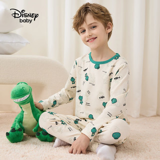Disney 迪士尼 童装儿童男童长袖睡衣秋衣秋裤两件套装23秋DB332AE01米120