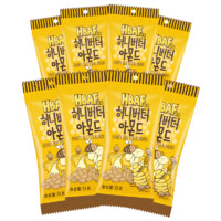 88VIP：芭蜂韩国进口蜂蜜黄油扁桃仁8袋共280g汤姆农场坚果休闲零食小吃