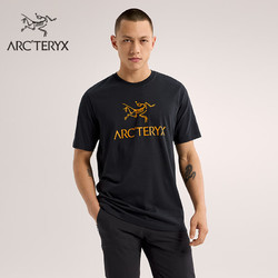 ARC'TERYX 始祖鸟 ARC’TERYX始祖鸟 ARC'WORD LOGO SS 透气 男子 棉质短袖T恤 Black II/黑色II M