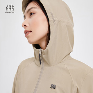 KOLON SPORT/可隆戈尔夹克 女子户外防风防泼水透汽微拉绒外套 LKWJ3SN112-