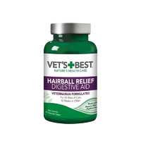 VET'S BEST 维倍思VET'S BEST绿十字美国猫草片化毛膏进口猫咪化毛球片成猫全猫宠物吐毛球 猫草片60片/瓶