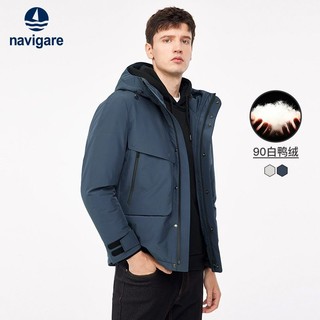 navigare 纳维凯尔 男士连帽羽绒服