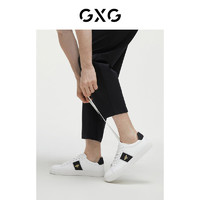 GXG 男鞋蜜蜂低帮刺绣小白鞋易打理男士休闲鞋板鞋男