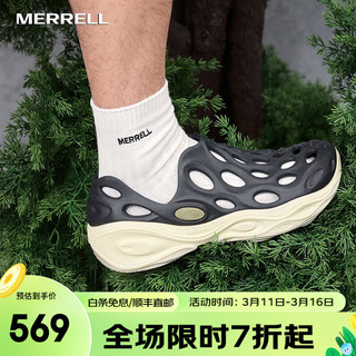 迈乐（Merrell）【3.2发售】溯溪鞋洞洞鞋HYDRO NEXT MOC毒液3厚底舒适透气沙滩鞋 J006169-黑淡黄 男 42