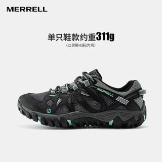 迈乐（Merrell）运动户外溯溪鞋ALL OUT BLAZE轻便透气耐磨防滑速干休闲鞋 J65022 黑（女款） 39