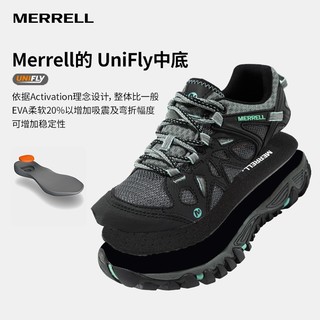 迈乐（Merrell）运动户外溯溪鞋ALL OUT BLAZE轻便透气耐磨防滑速干休闲鞋 J65022 黑（女款） 39