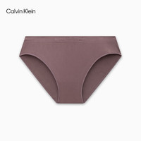 Calvin Klein内衣24春夏女士简约字母腰边舒适性感比基尼三角内裤QD3960 PFK-淡可可 XS