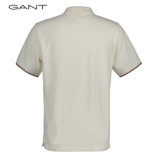 GANT甘特2024早春男士简约气质短袖POLO衫|2062034 93灰色 XL