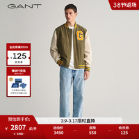 GANT甘特2024春季男士学院风夹克外套|7006395 233燕麦色 XS