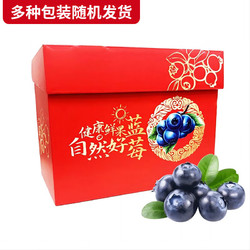 Mr.Seafood 京鲜生 云南蓝莓 巨无霸22mm+ 12盒礼盒装 约125g/盒 新鲜水果礼