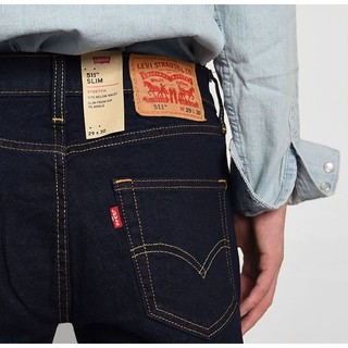 Levi's 李维斯 牛仔裤男士511系列原色潮牌直筒修身小脚牛仔裤男春0