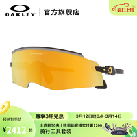 OAKLEY 欧克利 新款运动骑行 墨镜女太阳眼镜男Kato 谱锐智24K金色0OO9455M-02