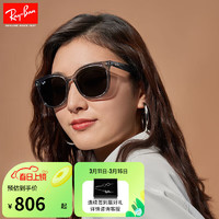 Ray-Ban 雷朋 RayBan）雷朋0RB4379D 659987透明灰镜框深灰色镜片