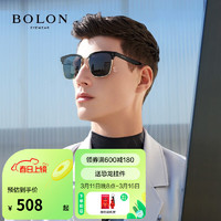 BOLON 暴龙 眼镜偏光太阳镜男复古时尚墨镜潮流眼镜驾驶镜BL6105 C17-蓝灰色