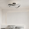 创意led卧室灯吸顶灯简约现代个性设计师北欧主卧灯房间温馨灯具
