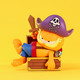 泡泡玛特 Garfield加菲猫白日梦系列盲盒手办潮玩生日礼物 单个盲盒（随机发 拍12个非整盒）