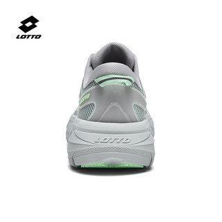 乐途（LOTTO）跑步鞋男2024春季碳板减震厚底增高户外运动休闲鞋子 灰/嫩绿 44
