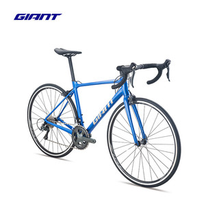 捷安特（GIANT）TCR SLR铝合金20速成人变速弯把竞技公路自行车 超音速蓝 700C×470MM M 171-181cm