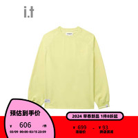 :CHOCOOLATE it 男装圆领套头上衣2024春季潮流活力8372XSM YEL/黄色 M