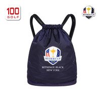 RYDER CUP莱德杯高尔夫球包抽绳收口防水背包 藏蓝色