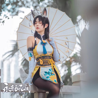 童梦姿永劫无间cos服 土御门胡桃衣服御宅罗梦御宅花织卡通 胡桃cos服【印花版】 XXL