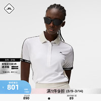 金林德伯格（J.Lindeberg）GOLF运动四面弹力吸湿透气速干POLO52423Z007 K00白 155/76A(XS)