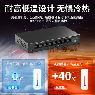 LIANGUO 联果 5口8口16口24口企业级2.5G交换+SFP POE VLANWEB 82.5G+10G