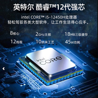 神舟(HASEE) MINI PC 酷睿I5 商用办公迷你台式电脑主机 单主机 八核I5-12450H+16G内存+512G固态