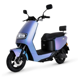 绿源（Luyuan）电动车成人S20高速电动摩托车72V23A超长续航代步外卖男女电瓶车 魔幻蓝